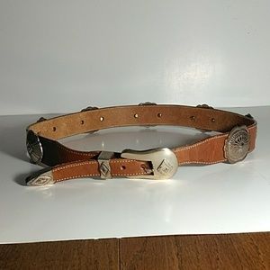 Justin Western Cowboy Belt Brown